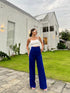Women High Quality High Waisted Straight Cut Trousers